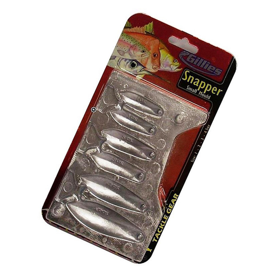 Gillies Small Snapper Sinker Mould Combo-Makes 4 Different Snapper Sinkers