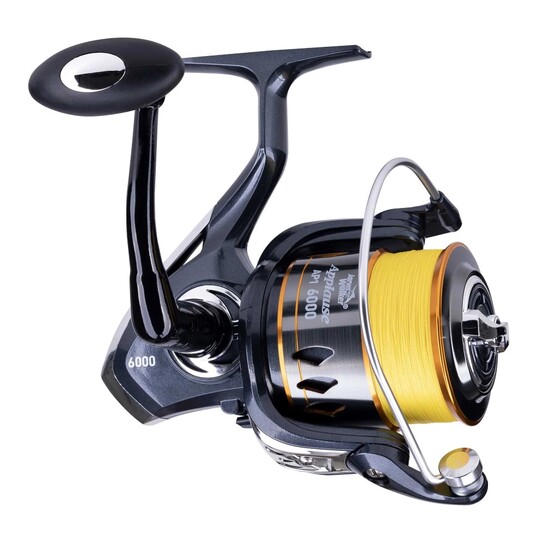 Jarvis Walker Applause 6000 Spin Reel Spooled with 20lb Braid - 4 Bearing Reel