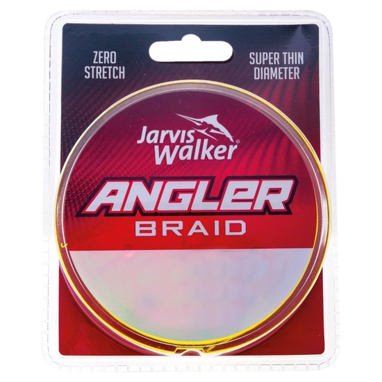 Jarvis Walker Angler Braid 300 yd Chartreuse Round Profile Fishing Line - 30  lbs / 0.33 mm