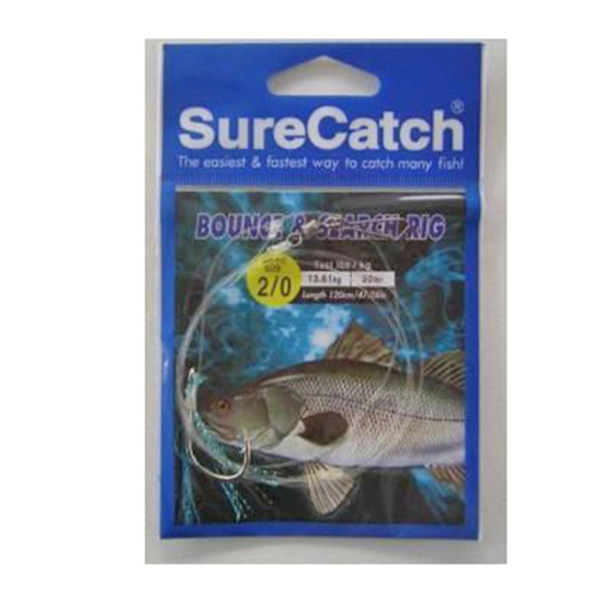 Size 2/0 Surecatch Bounce and Search 30lb Fishing Rigs - Pre-Tied Rigs