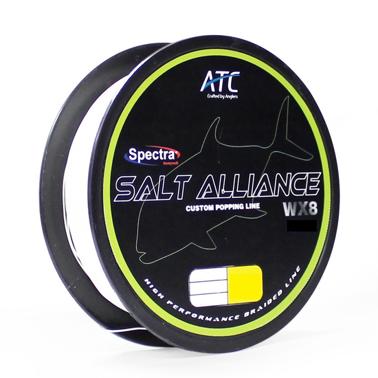 300m Spool of ATC Salt Alliance 8X Braided Fishing Line - White Fishing Braid