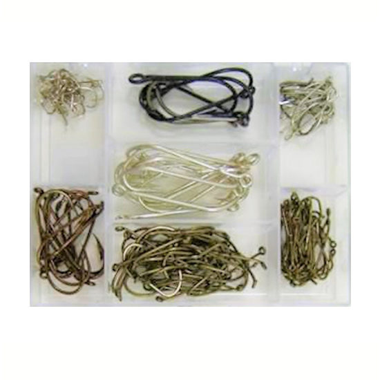 Surecatch 140 Piece Assorted Fishing Hook Pack in Tackle Box