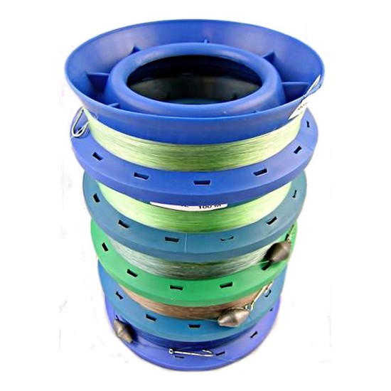 5 Pack of 6 Inch Pre Rigged Handcasters-9lb,12lb,15lb,20lb,30lb