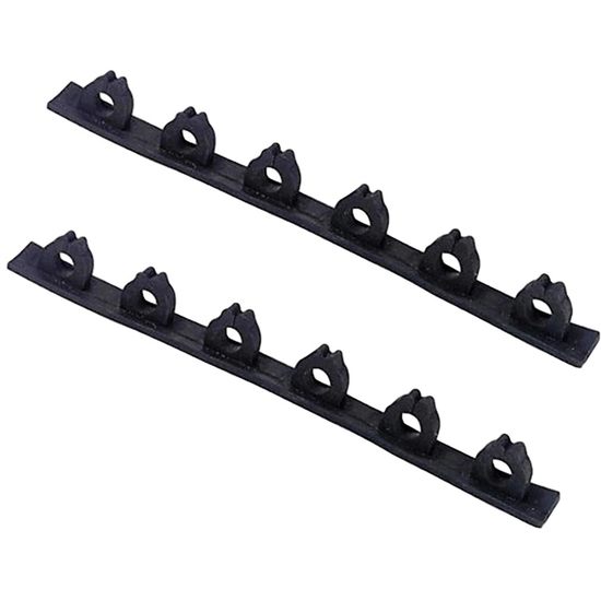 2 X Jarvis Walker Moulded Rubber Rod Racks - Holds Up To 7 Rods Each