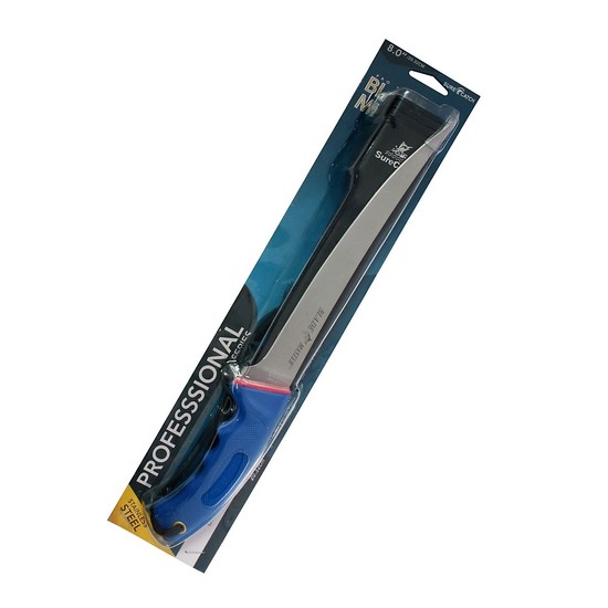Surecatch Blade Master 8 Inch Stainless Steel Fish Filleting Knife with Sheath