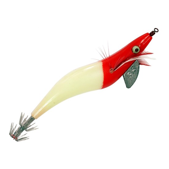 SureCatch Red Head/Pearl Squid Jig Lure  2.0g - 4.0g Choose Your Size