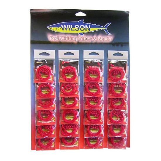 25 Pack of Jarvis Walker Large Red Fish Attractor Beads