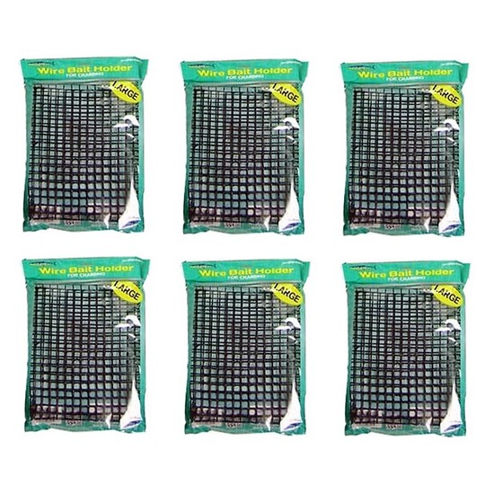 6 x Wilson Large Wire Bait Holders For Crab Pots/Traps - Rust Resistant