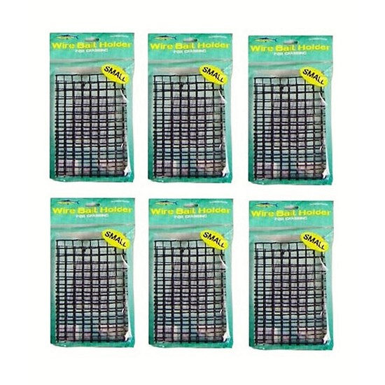 6 x Wilson Small Wire Bait Holders For Crab Pots/Traps-Heavy Duty Rust Resistant