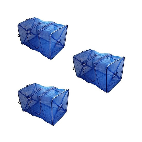 3 x Wilson Collapsible Bait Traps with 2 Inch (50mm) Entry Rings