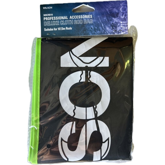 3 X 1675mm Wilson Deluxe Fishing Rod Bags to Suit 2 Piece 10ft Rods
