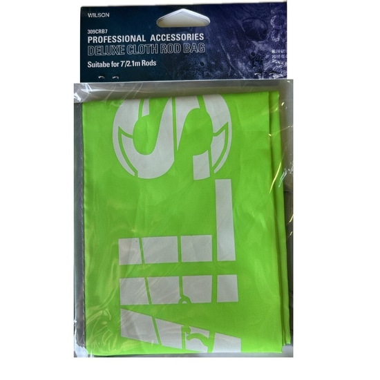3 X 1230mm Wilson Deluxe Fishing Rod Bags to Suit 2 Piece 7ft Rods