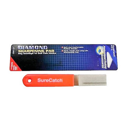 SURECATCH DIAMOND SHARPENING PAD - FISHING HOOKS/KNIVES-Knife Sharpener