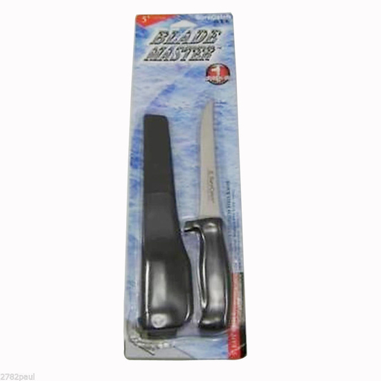 Surecatch Blademaster 5 Inch Bait Knife - Fishing Knife with Plastic Sheath