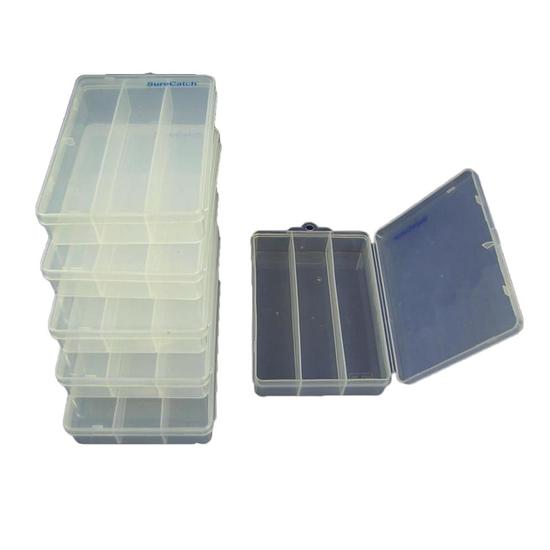 6 x Small Surecatch Wormproof Tackle Boxes -Tackle Tray #39 Bulk Pack