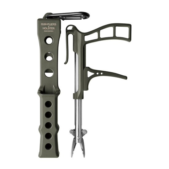 Daiichiseiko Green Gun Grip Fishing Hook Remover -Stainless Dehooking Gun Pliers