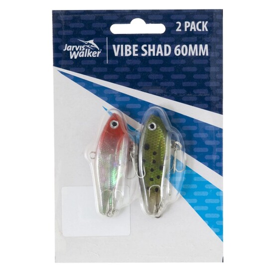 5 Pack of Jarvis Walker 3 Rigged Swim Shad Soft Plastic Lures - Fire Tiger