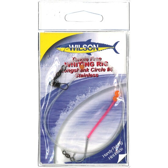 Size 6 Wilson Tangle Free Whiting Rig with Stainless Steel Longshank Circle Hook
