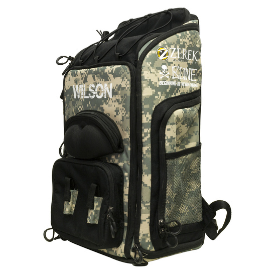 Wilson Platinum Digi Camo Fishing Backpack with Three Fishing Tackle Trays