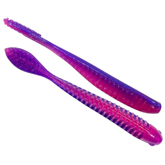 6 Pack of Z-Man 3.5 Inch Trick ShotZ Soft Plastic Lures - Twilight