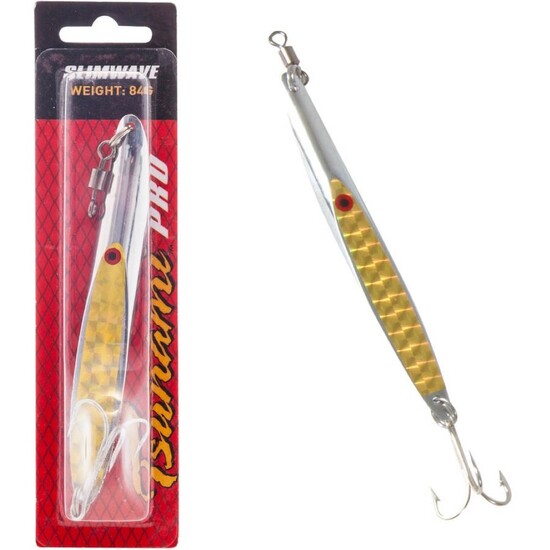 21gm Tsunami Pro Chartreuse Slimwave Metal Lure - Spin/Jig/Trolling Fishing Lure