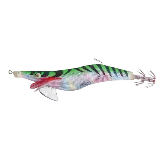 Jarvis Walker Size 3.0 Green Pearl Belly Razorback Squid Jig Lure