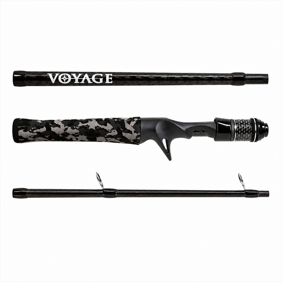 Bone Voyage 7ft 4 Piece PE 0.2-0.6 Ultra Light Baitcaster Travel Rod 