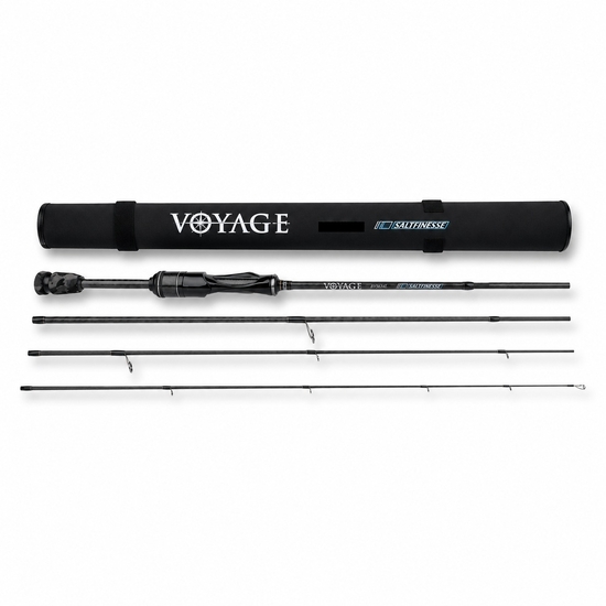 Bone Voyage Salt Finesse 764L Fast Spinning PE 0.3-0.8 Travel Rod 4 Pce