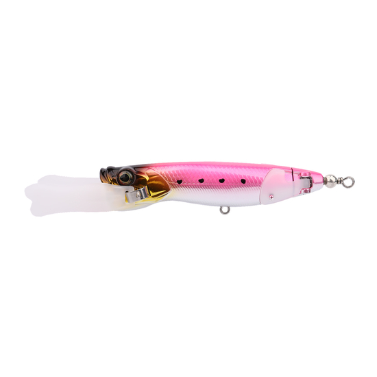 Bone Fury Topwater 130mm 39g Fishing Lure - Pink Dotty