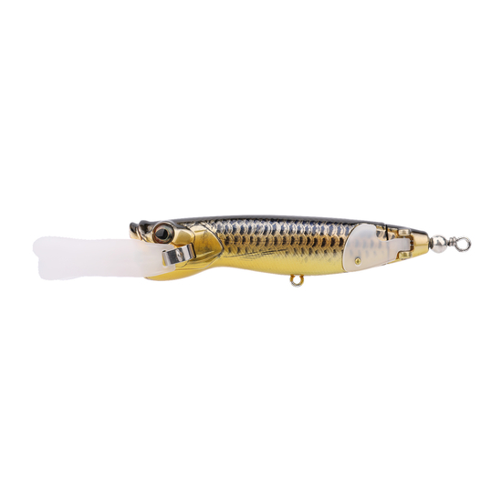 Bone Fury Topwater 130mm 39g Fishing Lure - Red Tail Gold