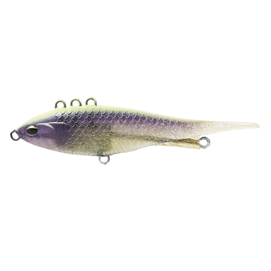 Bone Hero Darter 90mm 16g Sinking Soft Vibe Lure Multi Action - MUTATED CHART