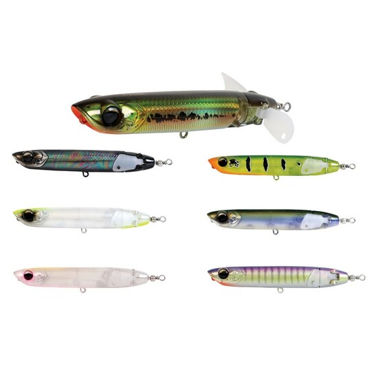 Bone Hoverjet 130mm 28g Topwater Surface Prop Bait Stickbait Fishing Lure