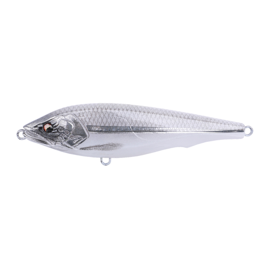 Bone Toughfia King Mack Jerk 100mm 23g Fishing Lure - Realistic Silver Side