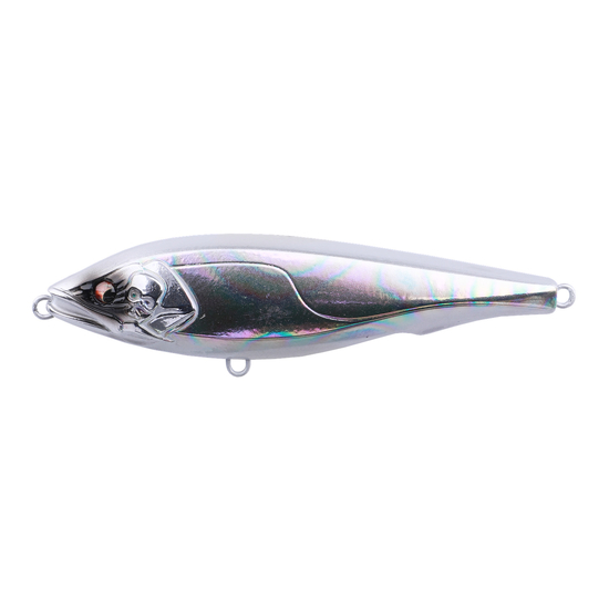 Bone Toughfia King Mack Jerk 100mm 23g Fishing Lure - Silver Aurora