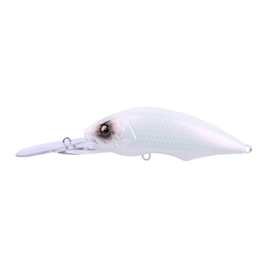Bone Toughfia Papuan Bass Diver Deep 100mm 48g Fishing Lure - Pearl