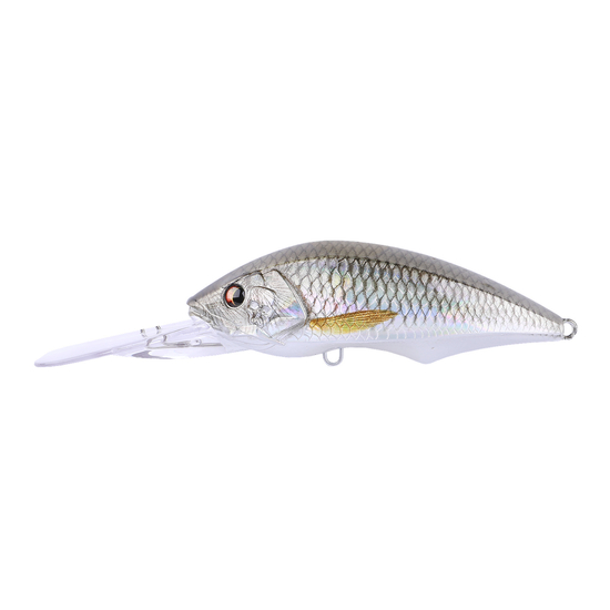 Bone Toughfia Papuan Bass Diver Deep 100mm 48g Fishing Lure - Silver Roach