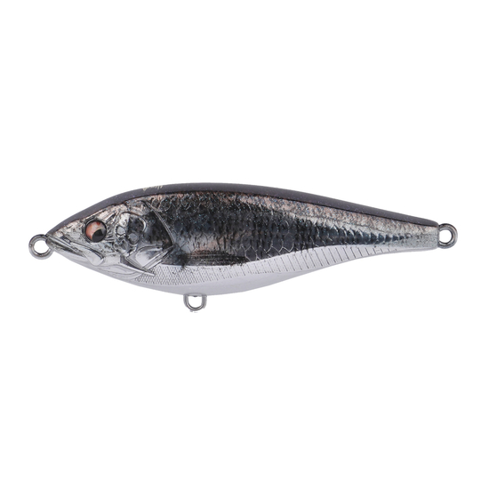Bone Toughfia Papuan Bass Swim Jerk 80mm 14g Fishing Lure - Black Tilapia