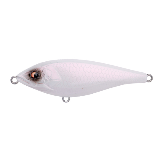 Bone Toughfia Papuan Bass Swim Jerk 80mm 14g Fishing Lure - Pearl