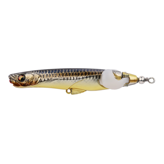 Bone Racejet 130F 130mm 26g Floating Topwater Prop Bait Lure - RED TAIL GOLD