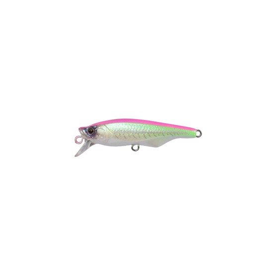 Bone Toughfia Skygazer Minnow 60mm 8g Fishing Lure - Muted Pink Green
