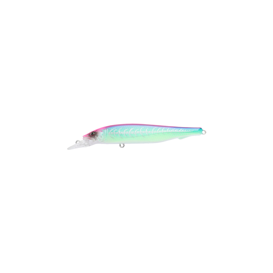 Bone Toughfia Yellowcheek Jerk 70mm 7g Fishing Lure - Muted Pink Green