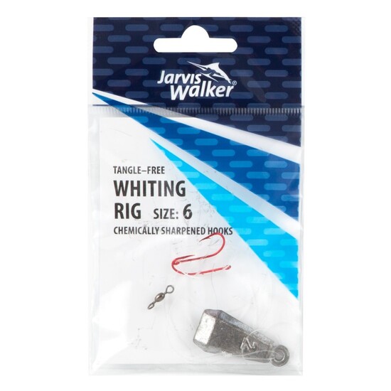Jarvis Walker Size 6 Tangle Free Whiting Rig With Chemically Sharpened Hooks
