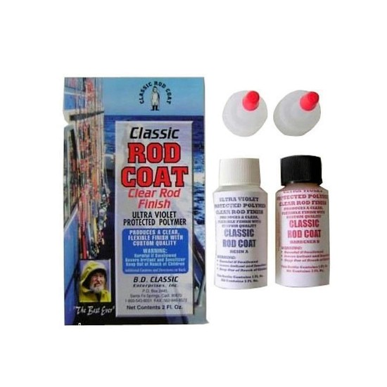 4 Oz Classic Rod Coat Clear Fishing Rod Finish Uv Polymer - 2 Part Epoxy