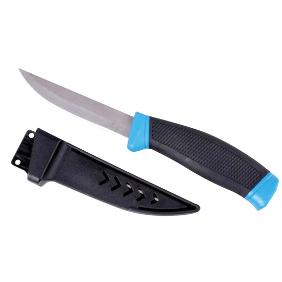 Jarvis Walker 4 Inch Bait Knife With Sheath - Fishing Knife