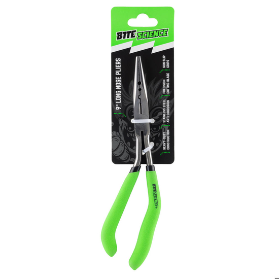 Bite Science 9 Inch Stainless Steel Heavy Duty Long Nose Fishing Pliers
