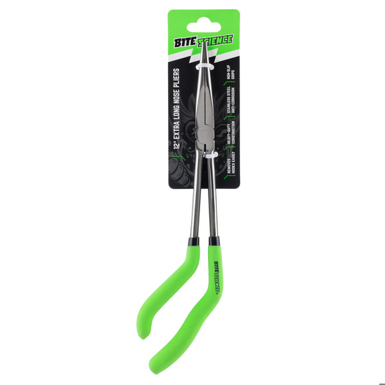 Bite Science 12 Inch Stainless Steel Heavy Duty Extra Long Nose Fishing Pliers