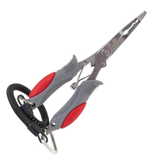 Jarvis Walker Pro Series Bent Nose Fishing Pliers With Braid Cutters