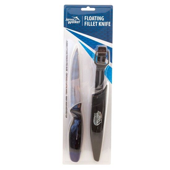 Jarvis Walker 6 Inch Floating Fillet Knife - Fishing Knife With Sheath