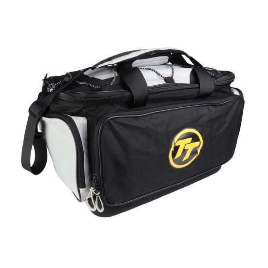 TT Fishing Large 36L Water Resistant Tackle Bag With Hard Plastic Base