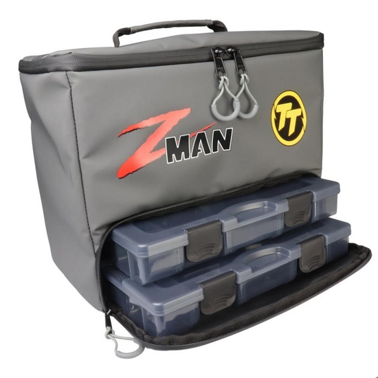 TT Lures Weatherproof Zman Tackle Block with 2 Tackle Trays